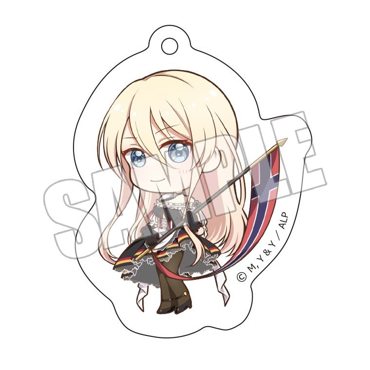 ブラインドちびきゃらアクリルキーホルダー