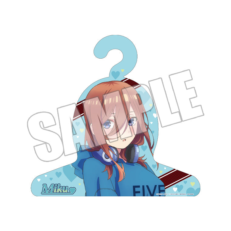 FIVEパーカーGRAY<三玖> キャラハンガー付き