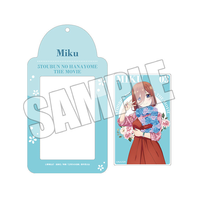 アクリルシートホルダー<フラワーパーティー 三玖>