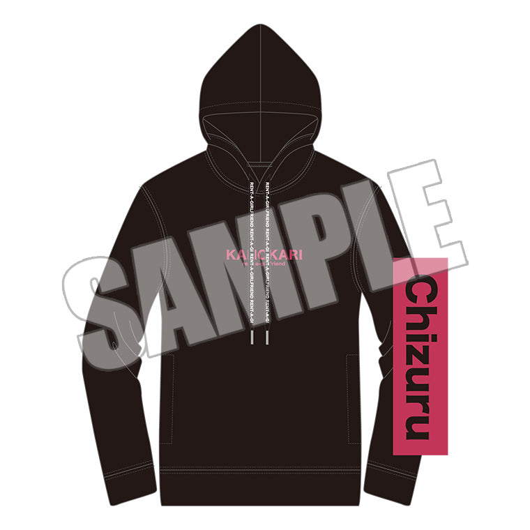 KANOKARIパーカーBLACK<千鶴>キャラハンガー付き