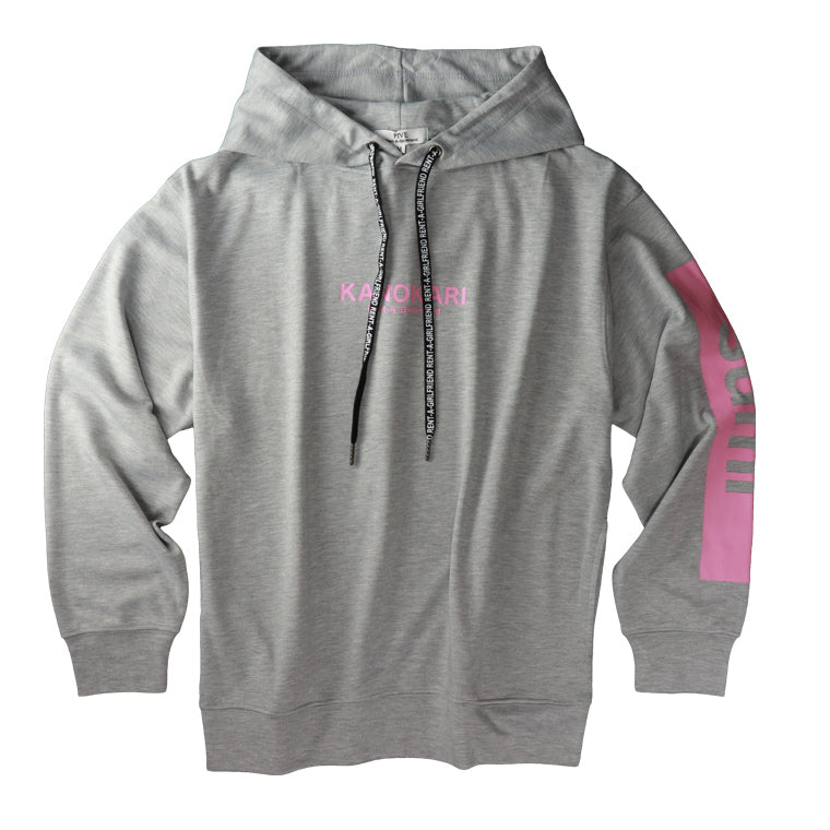 KANOKARIパーカーGRAY<墨>キャラハンガー付き