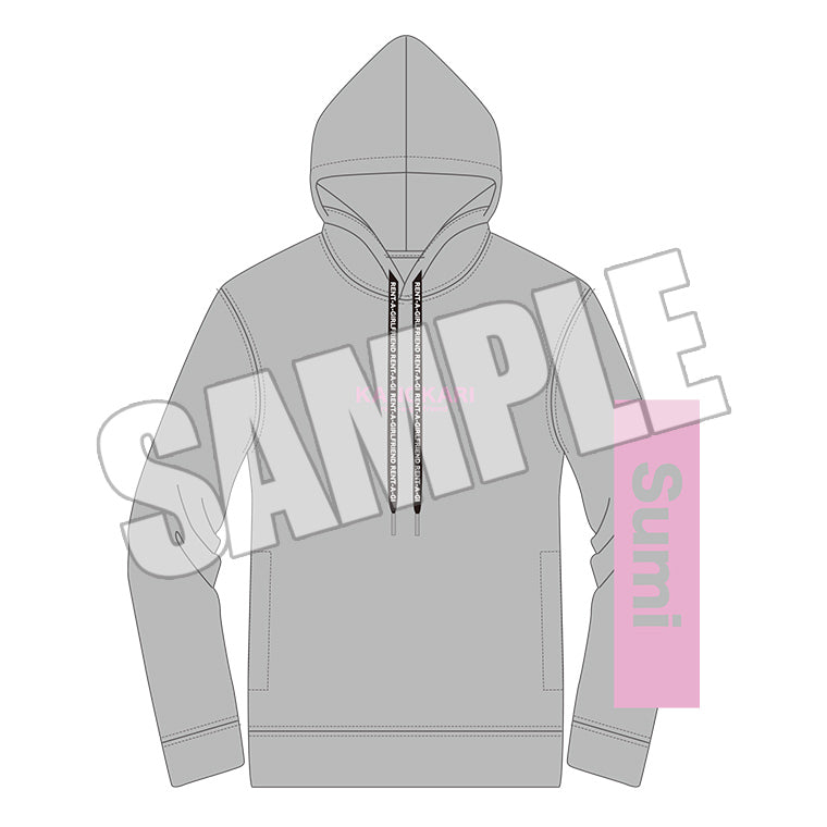 KANOKARIパーカーGRAY<墨>キャラハンガー付き