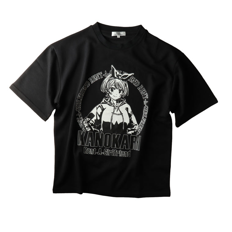 KANOKARI TシャツBLACK<瑠夏>