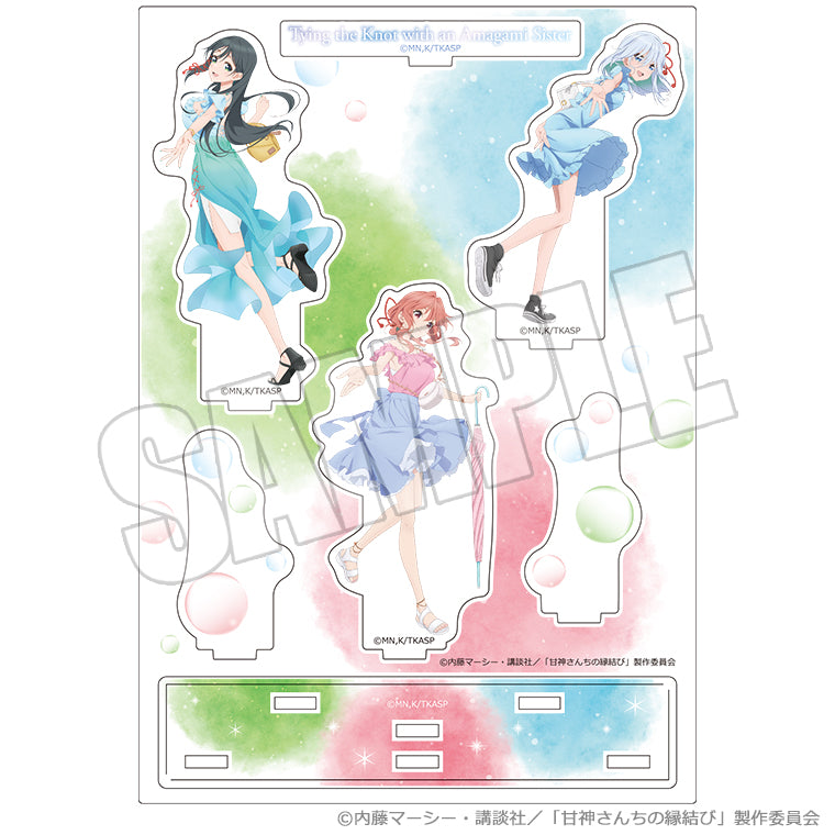 ジオラマアクリル＜雨上がりの青空、夏の入口＞