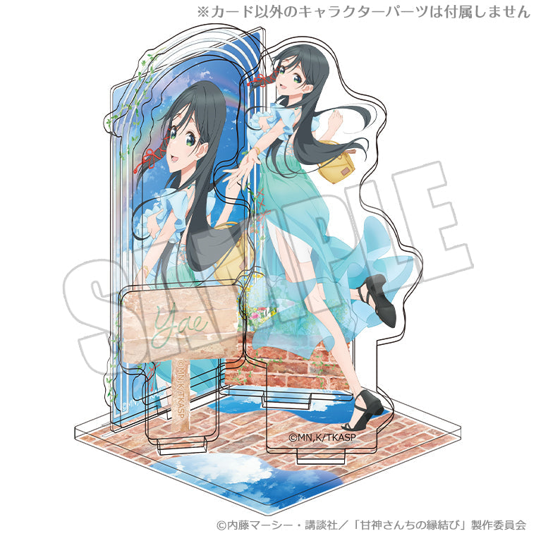 アクリルシート付きジオラマスタンド＜雨上がりの青空、夏の入口 夜重＞