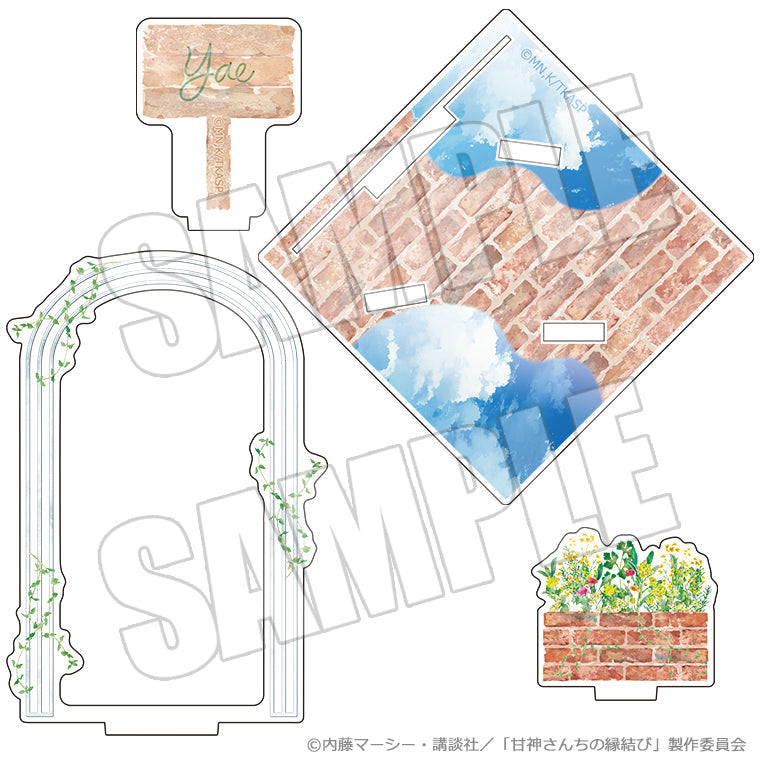 アクリルシート付きジオラマスタンド＜雨上がりの青空、夏の入口 夜重＞