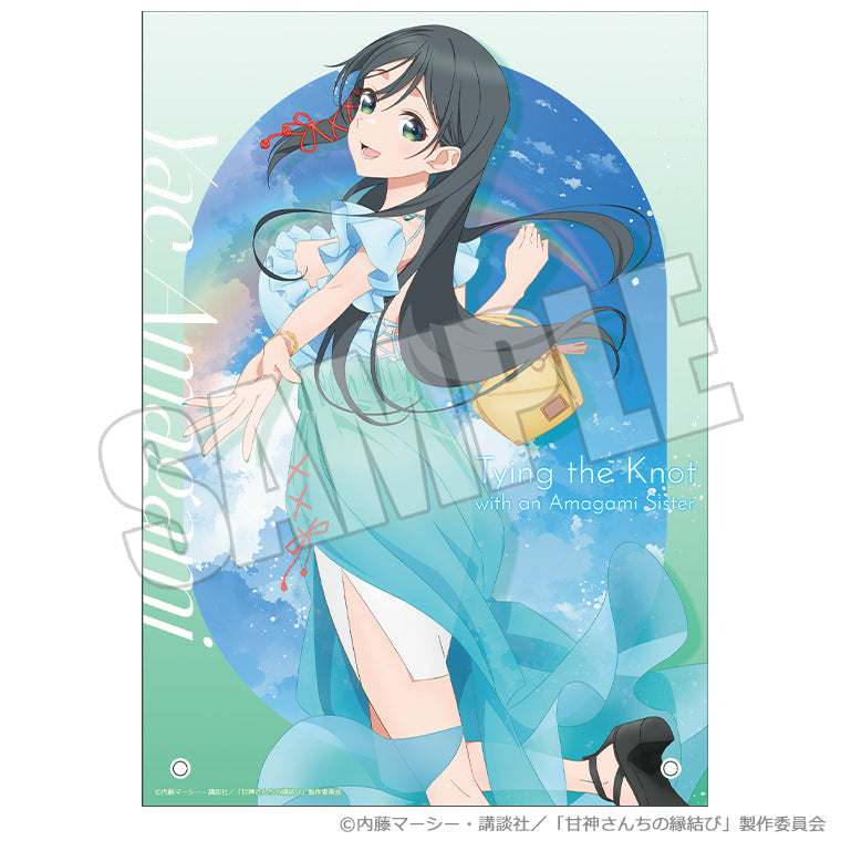 A4アクリルプレート＜雨上がりの青空、夏の入口 夜重＞