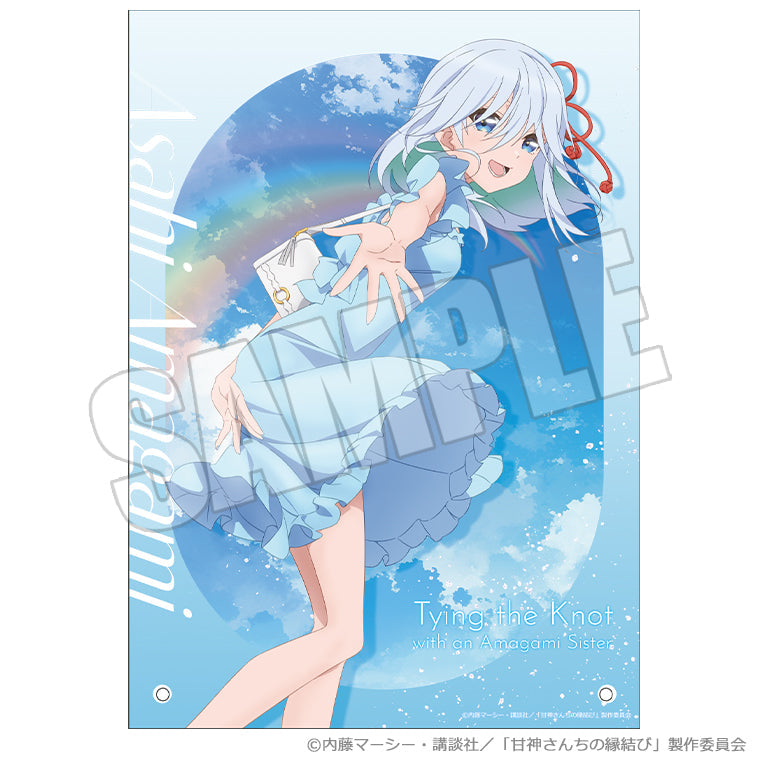 A4アクリルプレート＜雨上がりの青空、夏の入口 朝姫＞