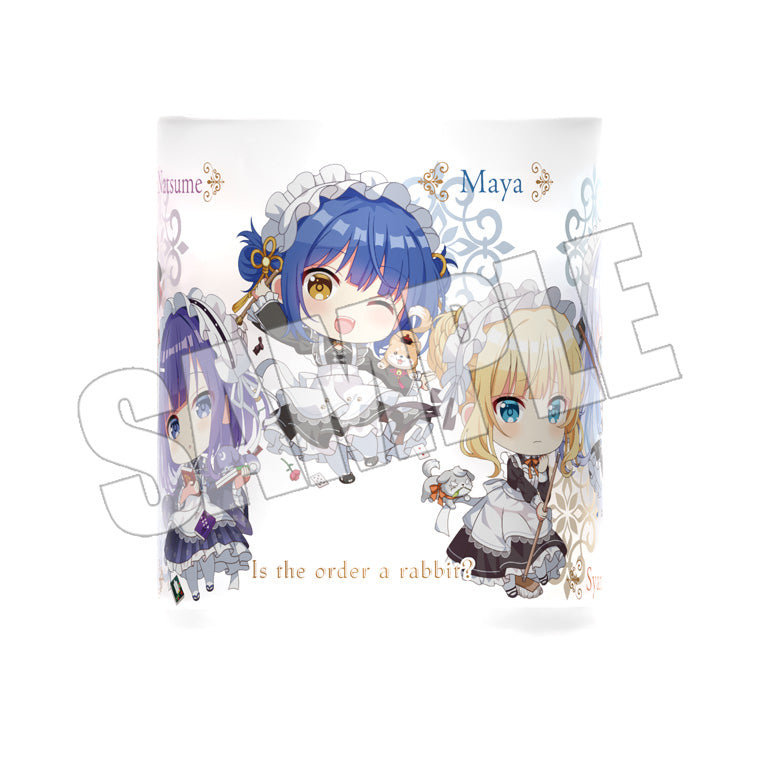 フロストグラス＜Maid by Rabbits チノ＆シャロ＆マヤ＆フユ＆ナツメ＞