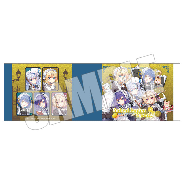 缶バッジ付きキャンディ＜Maid by Rabbits チノ＆シャロ＆マヤ＆フユ＆ナツメ＞ 塩レモン味