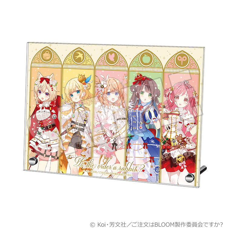 アクリルプレート＜Café Märchen ココア＆千夜＆シャロ＆メグ＆ナツメ＞