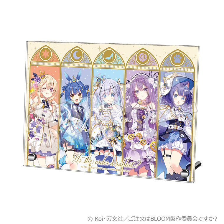 アクリルプレート＜Café Märchen チノ＆リゼ＆マヤ＆フユ＆エル＞