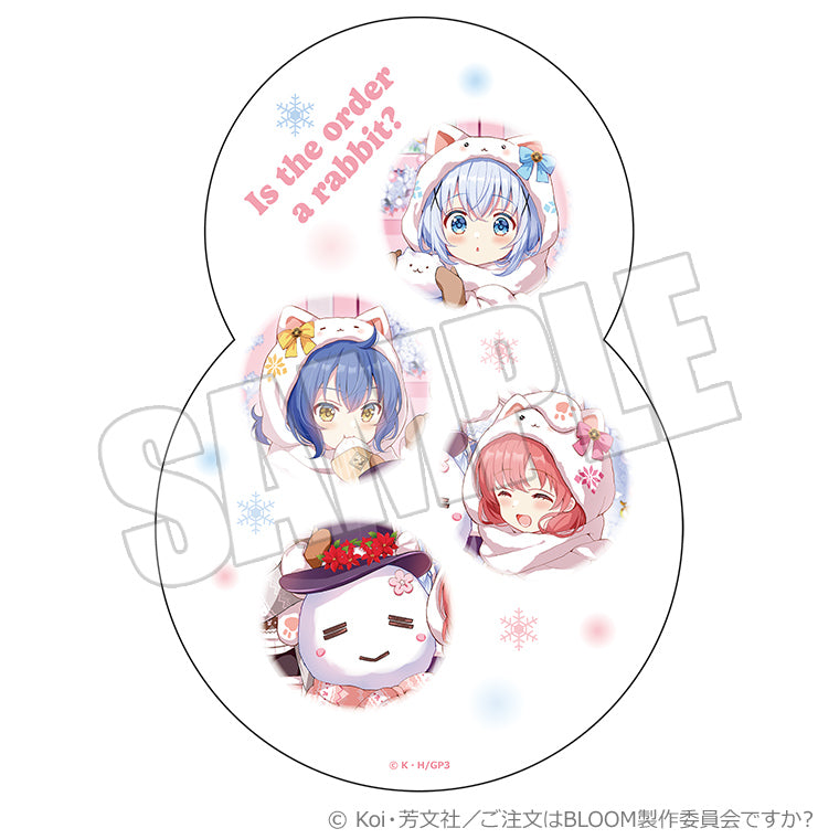 雪だるまクッション