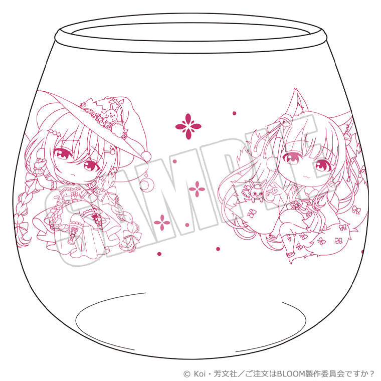 ゆらゆらグラス＜トリックスタイルver. ココア＆リゼ＆千夜＆シャロ＞
