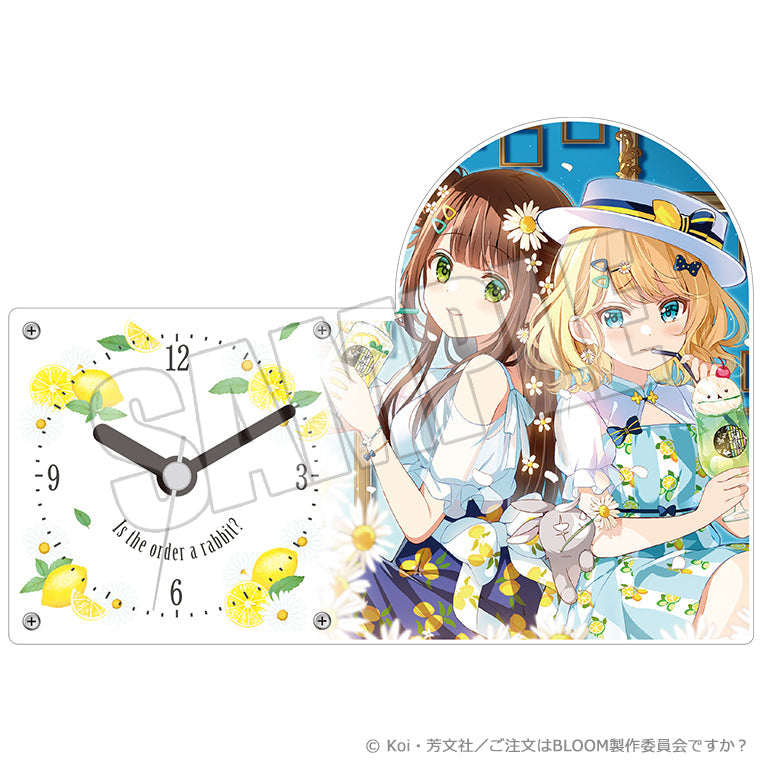 アクリル時計＜カモミール＞