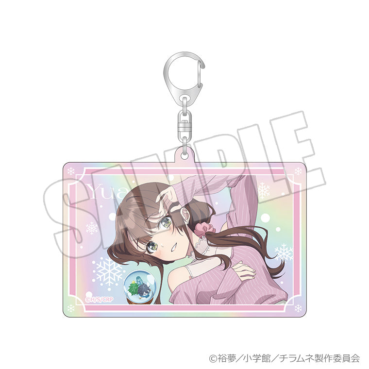 オーロラアクリルキーホルダー＜恋するスノードーム 優空＞