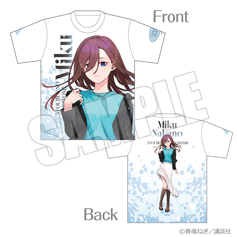 フルグラフィックTシャツ＜GOTO AKIBA！ 三玖＞