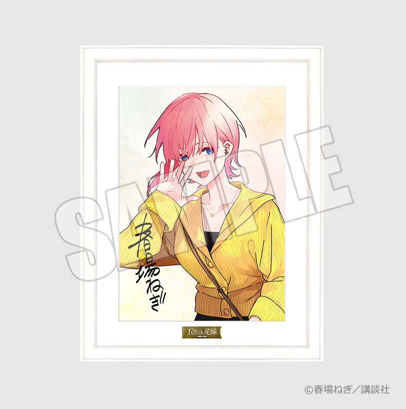 キャラファイングラフ（春場ねぎ先生複製サイン入り）＜GOTO AKIBA！ 一花＞