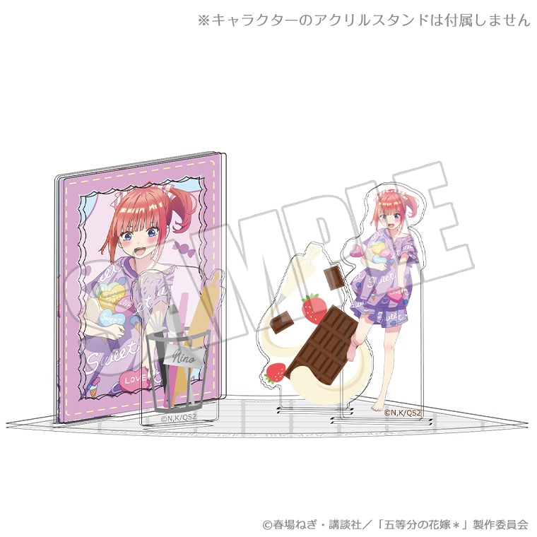 アクリルシート付きジオラマスタンド＜月夜の菓子工房 二乃＞