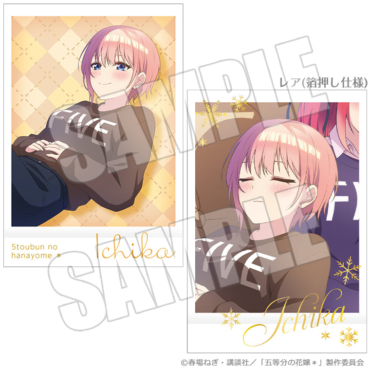 トレーディングレア入りチェキ風カード＜暖炉のそばで Silent Time＞