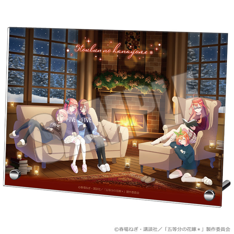 アクリルプレート＜暖炉のそばで Silent Time＞