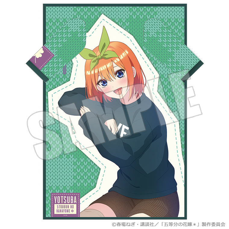 着るブランケット＜暖炉のそばで Silent Time 四葉＞