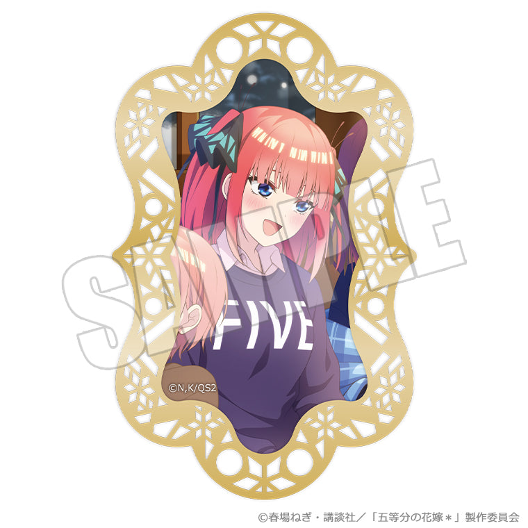 メタルブックマーカー＜暖炉のそばで Silent Time 二乃＞