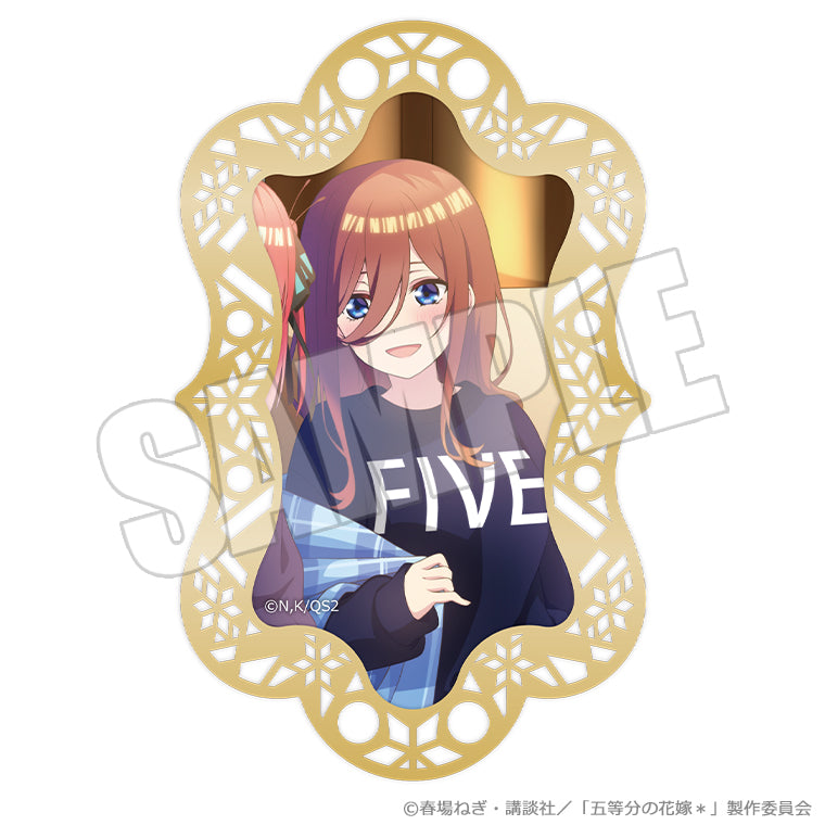 メタルブックマーカー＜暖炉のそばで Silent Time 三玖＞