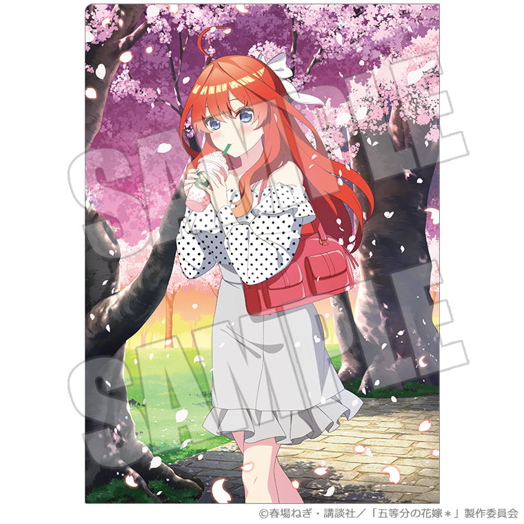 クリアファイル＜花めく彼女と春のひと口 五月＞