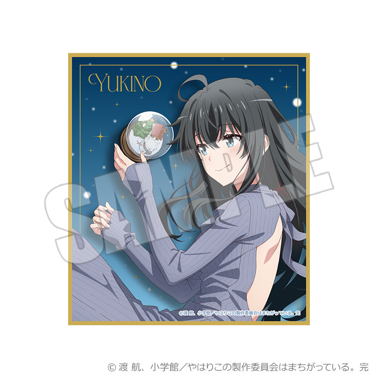 トレーディングミニ色紙＜雪の中にキミを閉じて＞