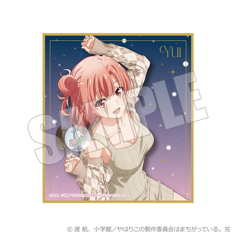 トレーディングミニ色紙＜雪の中にキミを閉じて＞