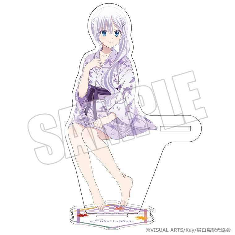 お座りアクリルスタンド＜秋のゆけむり、君と共に しろは＞