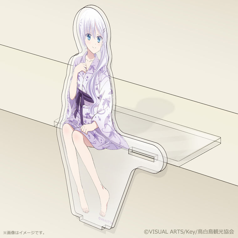 お座りアクリルスタンド＜秋のゆけむり、君と共に しろは＞