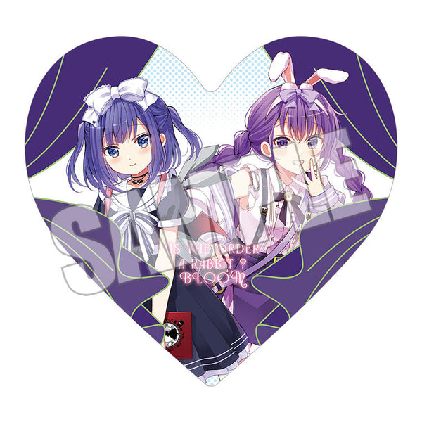 ハートクッション＜RABBIT in WONDERLAND & NIGHTMARE BLACK＞