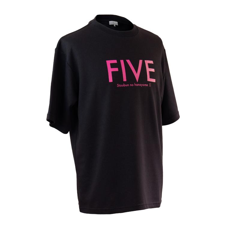 FIVE TシャツBLACK＜二乃＞