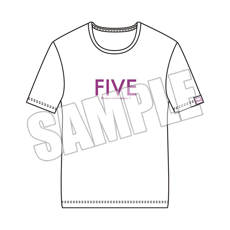 FIVE TシャツWHITE＜二乃＞